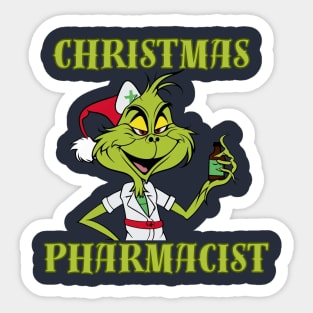 Pharmacy Xmas Sticker